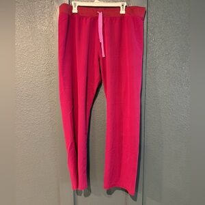 Figs Dark Magenta Scrub Pants Size XL
